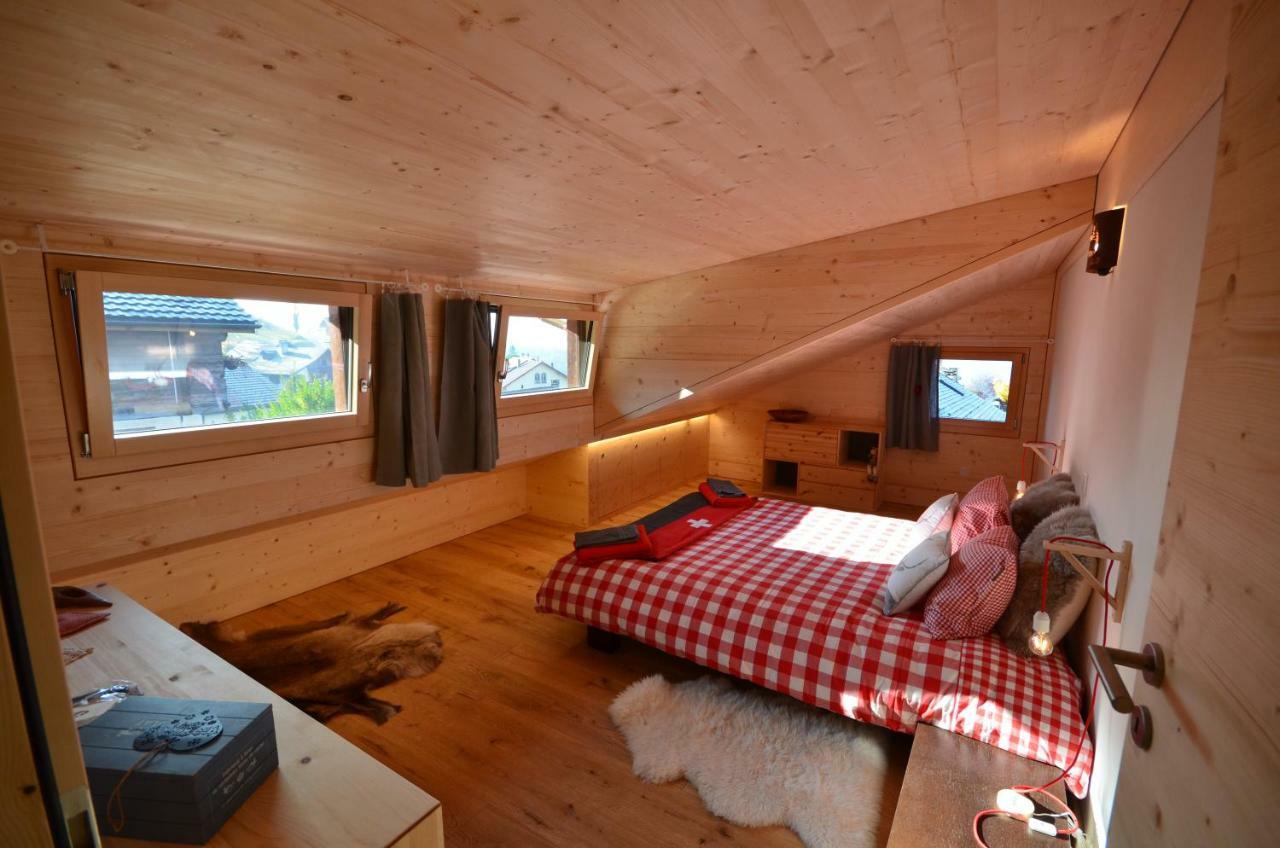 Chalet Rouge Coeur Bex Exterior foto